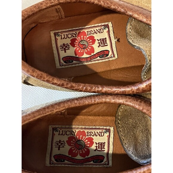 Lucky Brand Original Brown Leather Suede Gum Sole Chukka Shoes,‎ Women Size 6.5 - Picture 6 of 13